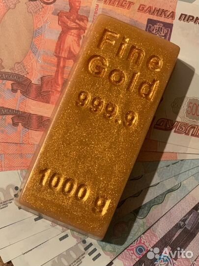 Золотое мыло ручной работы