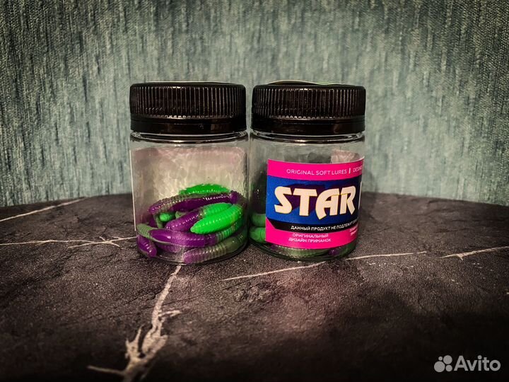 Форелевый силикон Star Fish (Libra D Worm)