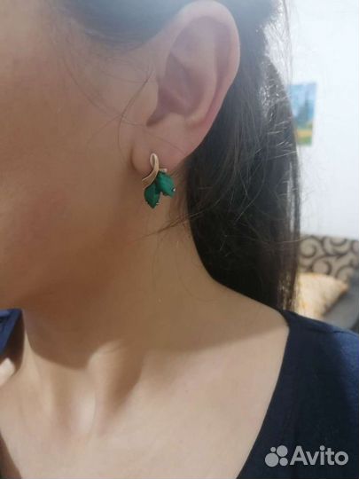 Серьги серебро