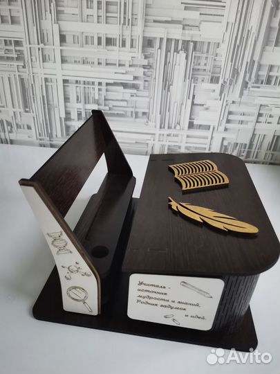 Подставка/органайзер для телефона, ручек - Парта