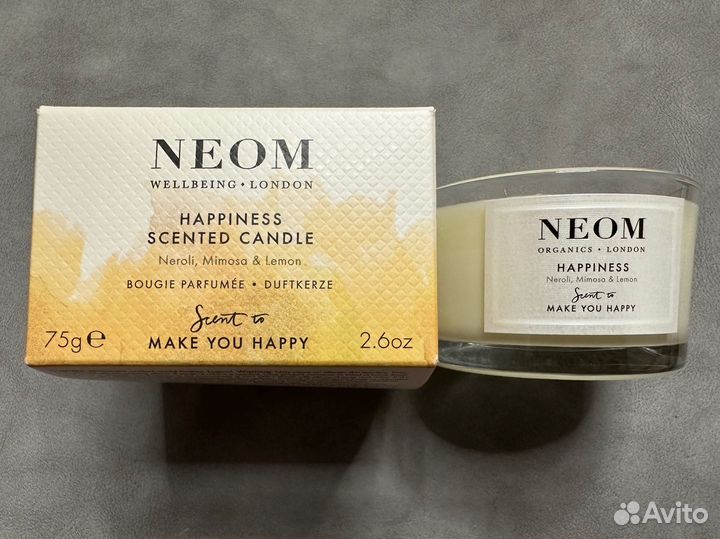 Ароматическая свеча Neom Happiness