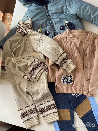 Вещи пакетом на мальчика 74-80р