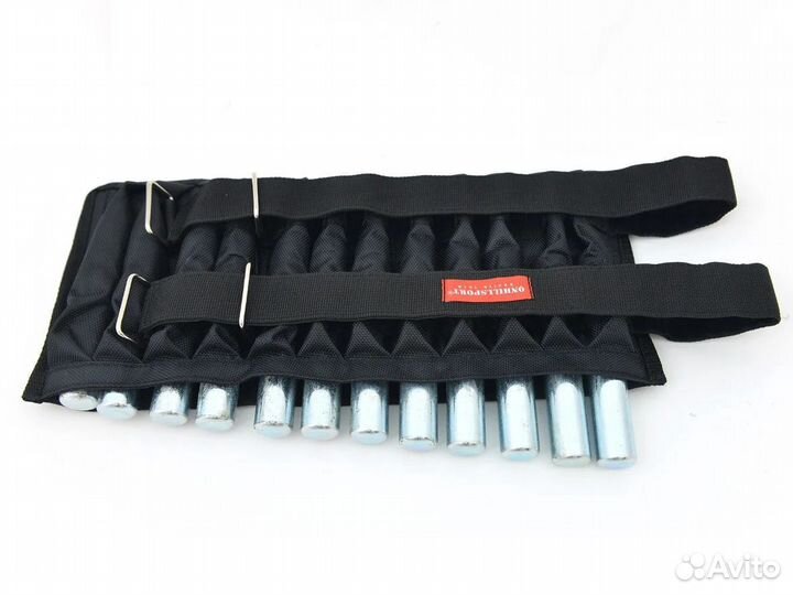 Утяжелители на руки или ноги 6кг, регулируемые 2шт