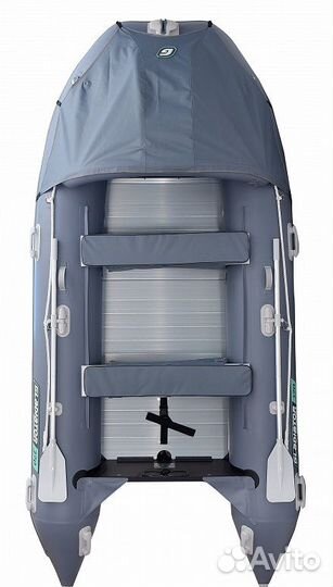 Надувная лодка gladiator C370AL(серый)