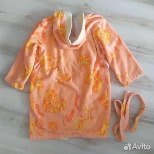 Халат махровый на девочку 150 ростом