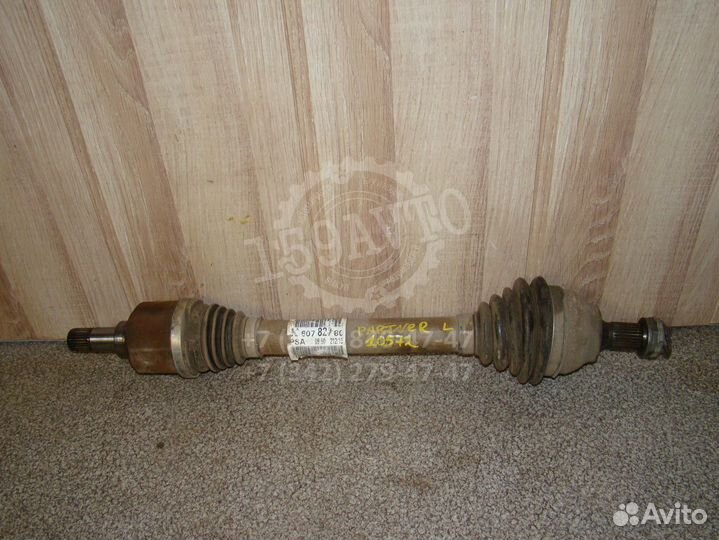 Полуось передняя левая Peugeot Partner II 2008-20