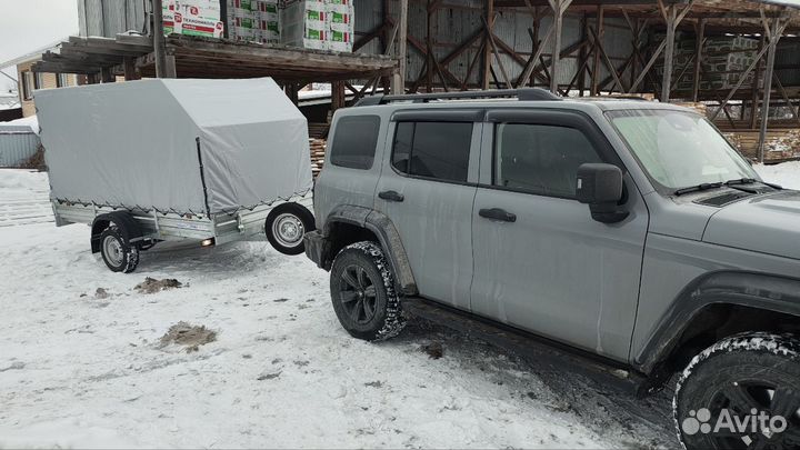 Прицеп 817712.022 для перевозки снегохода с тентом