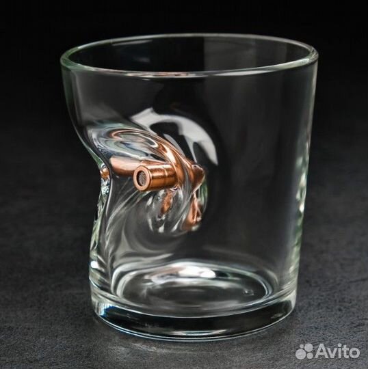 Стакан «Непробиваемый», 3 пули, для виски, 250мл