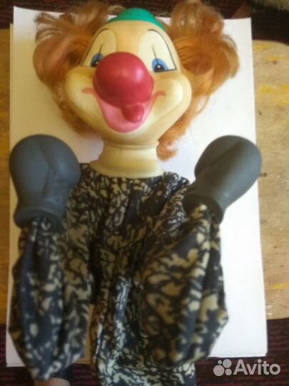 Джокер Кукла-перчатка Клоун Боксер фрг 1960 годов