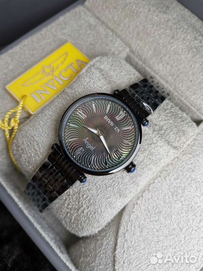 Полностью Чёрные Часы Invicta Angel Женские Новые