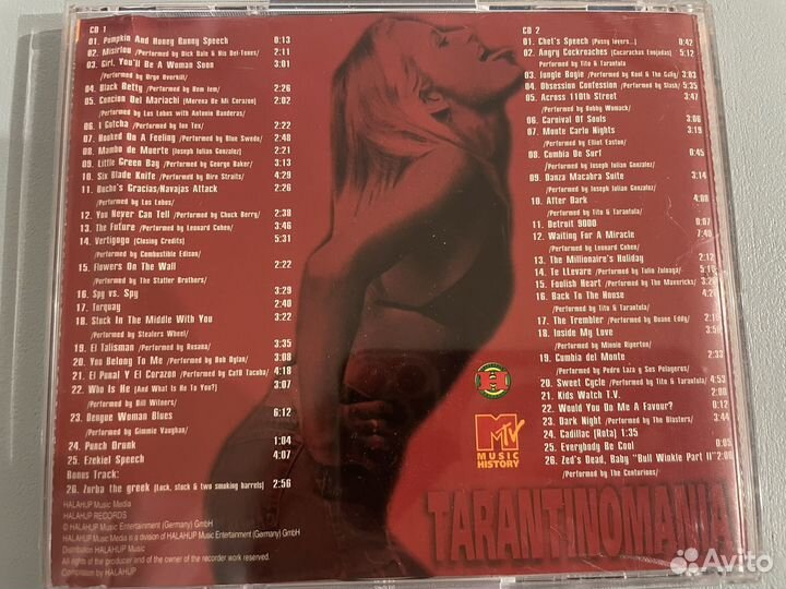 Cd Tarantinomania 2 диска