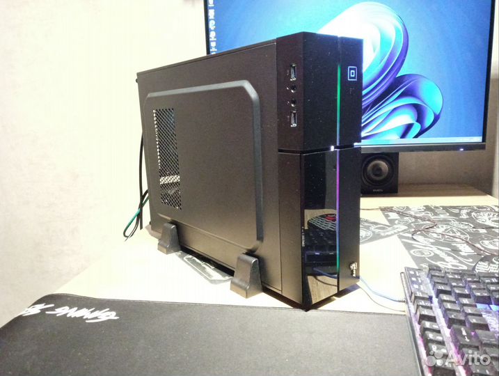 Игровой компьютер slim ryzen 3 PRO rx6400 16gb