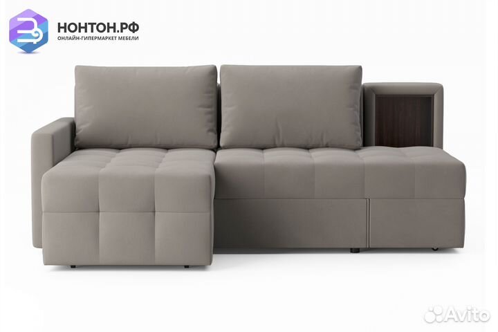 Диван угловой трансформер Самми серый