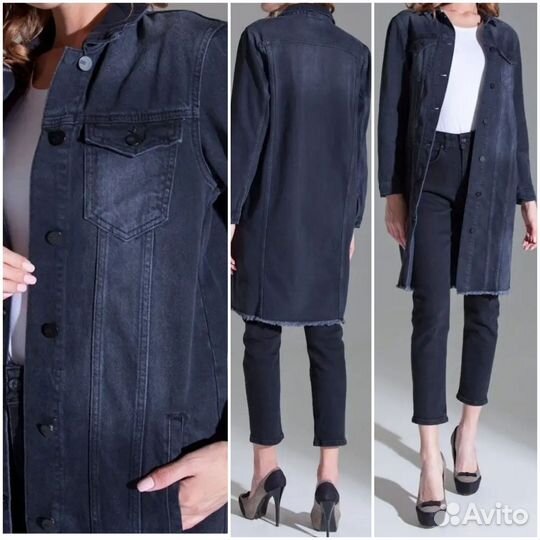 Френч джинсовый 48