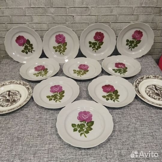 Тарелки СССР винтажные