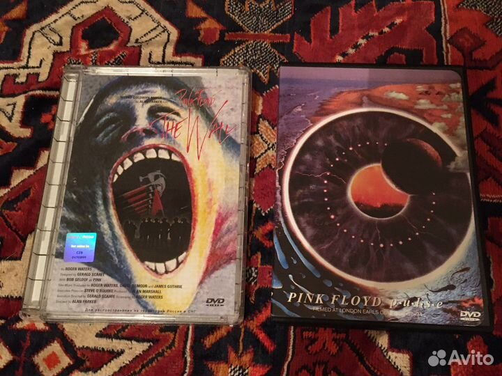 DVD диски pink floyd 2 шт
