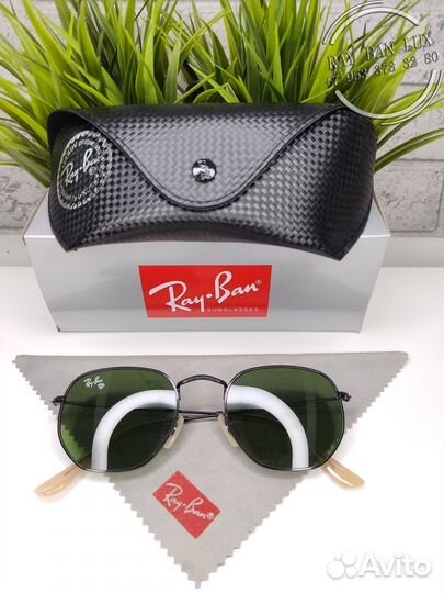 Очки Ray Ban Hexagonal Зеленый