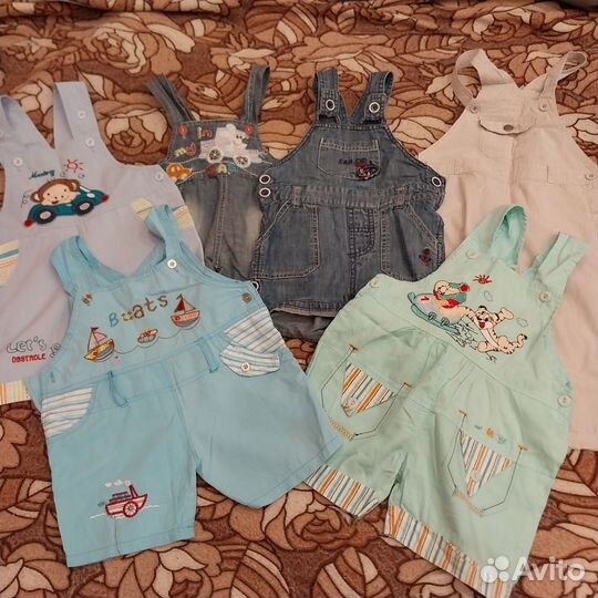 Одежда летняя 74-80 пакетом