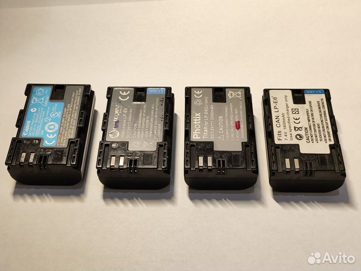 Батареи питания для Canon LP-E6