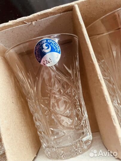 Дятьковские хрустальные рюмки СССР