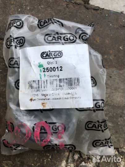 Cargo 250012 подшипник компрессора кондиционера