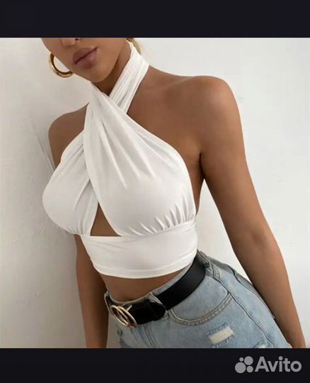 Топ корсет с открытой спинкой