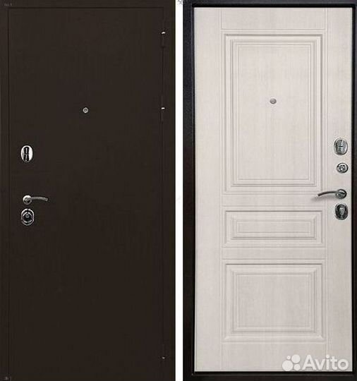 Дверь входная Троя цвет Орех шумо-изоляционная