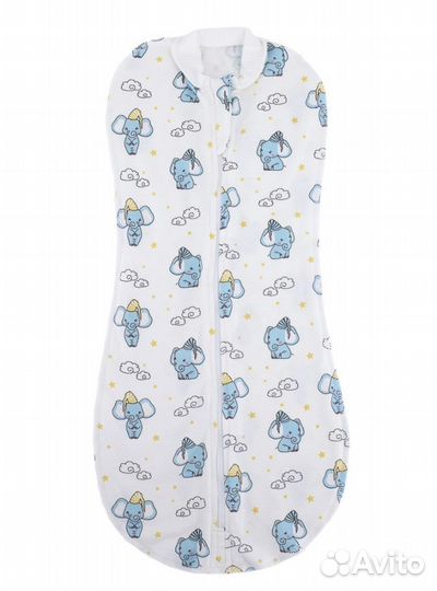 Кокон-пеленка на молнии для новорожденных