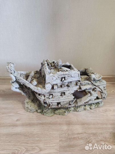 Корабль декорация для аквариума