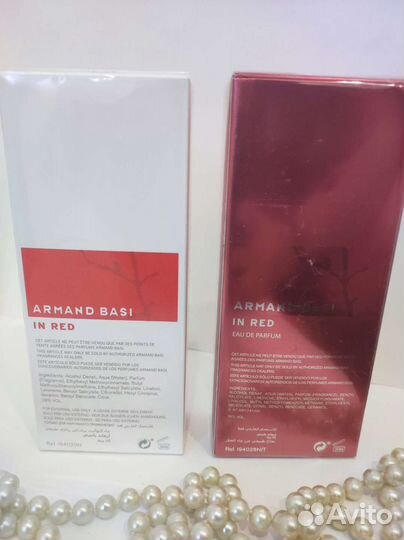 Armand Basi in red 100 мл парфюм женский