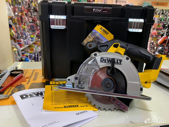 Дисковая пила по металлу dewalt DCS373NT (18В)