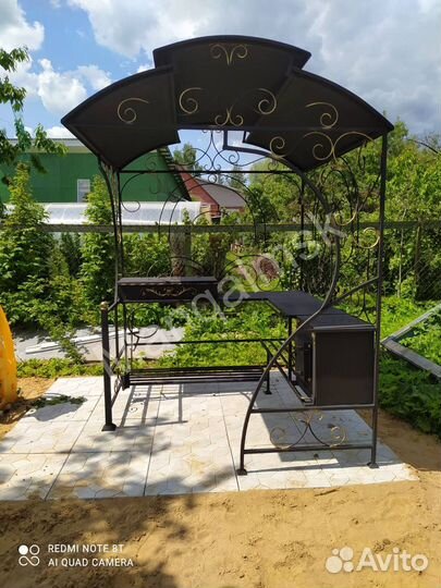 Мангал в стиле лофт