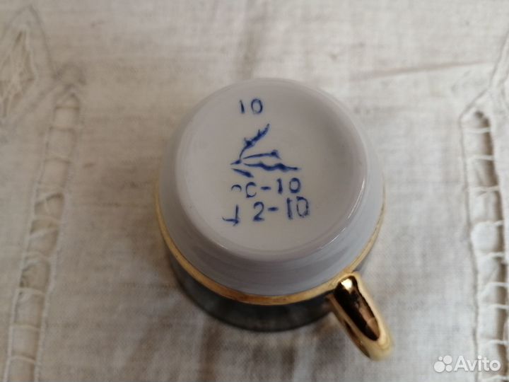 Кофейные чашки кобальт