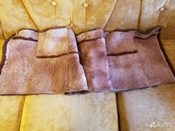 Мех натуральный дублёный, овчина