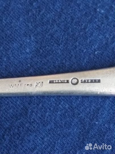 Вилки старинные посеребрённые 5шт