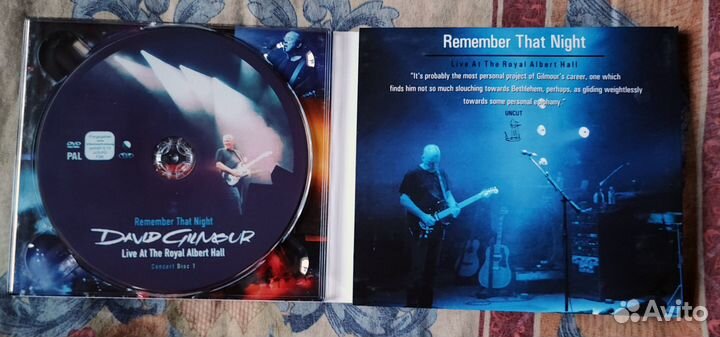 Музыкальные DVD диски David gilmor