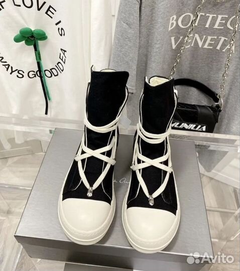 Кеды rick owens ramones hexagram