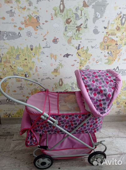 Коляска кукольная