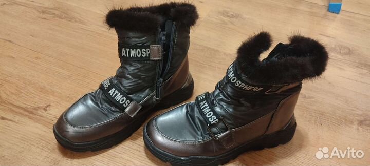 Сапоги теплые зимние для девочки