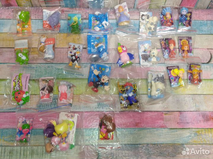 Единичные фигурки из разных шок. яиц