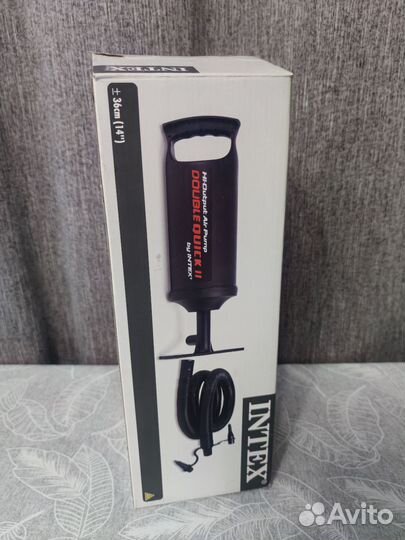 Насос ножной ручной Intex для надувных матрасов