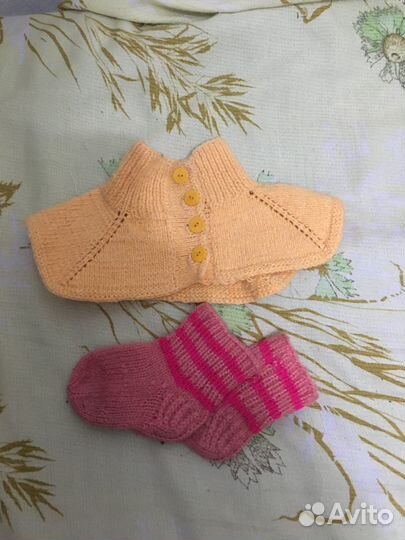 Варежки, манечка, носки детские