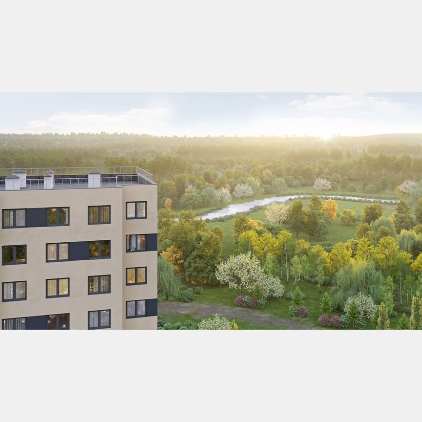 2-к. квартира, 55,3 м², 9/21 эт.