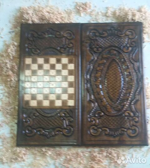 Нарды ручной работы резные