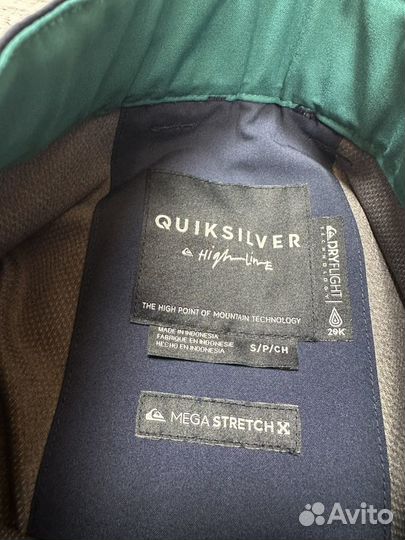 Quiksilver S Оригинал Новые Сноубордические Штаны