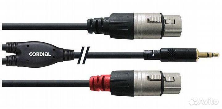 Кабель межблочный аудио Cordial CFY 1.8 WFF