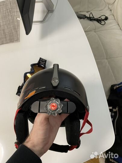 Подростковый горнолыжный шлем Termit + очки