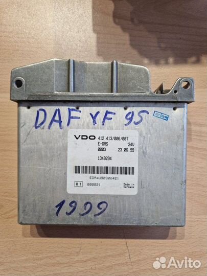 Блок управления E-GAS Daf Xf 95