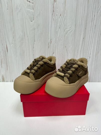 Кеды тёмный беж