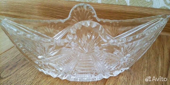 Хрустальные вазочки прошлый век